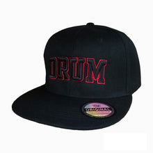 Load image into Gallery viewer, Drum Snapback - Black/Red