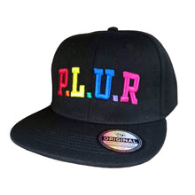 Load image into Gallery viewer, P.L.U.R Rainbow Snapback