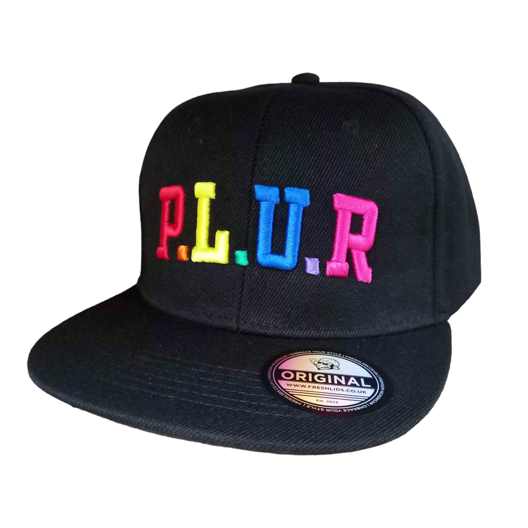 P.L.U.R Rainbow Snapback