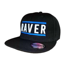 Load image into Gallery viewer, Raver Snapback - Blue Line