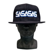 Load image into Gallery viewer, SaSaSaS 3D Snapback - White/Blue