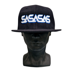 SaSaSaS 3D Snapback - White/Blue