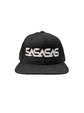 Load image into Gallery viewer, SaSaSaS 3D Snapback - White/Black