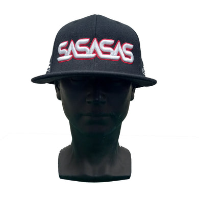 SaSaSaS 3D Snapback - White/Red