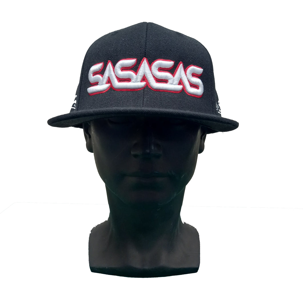 SaSaSaS 3D Snapback - White/Red