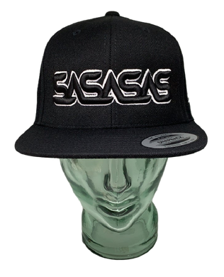 SaSaSaS 3D Snapback - Black/White