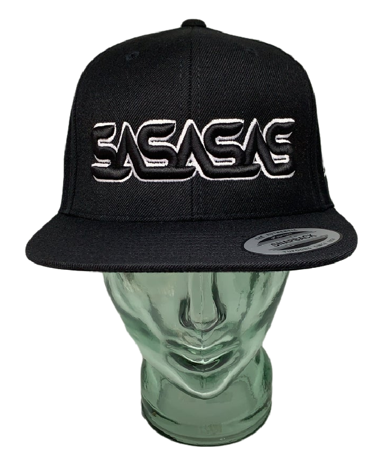 SaSaSaS 3D Snapback - Black/White