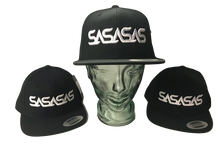 Load image into Gallery viewer, SaSaSaS 3D Snapback - White/Black