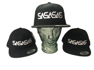 SaSaSaS 3D Snapback - White/Black
