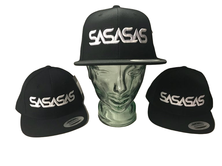 SaSaSaS 3D Snapback - White/Black